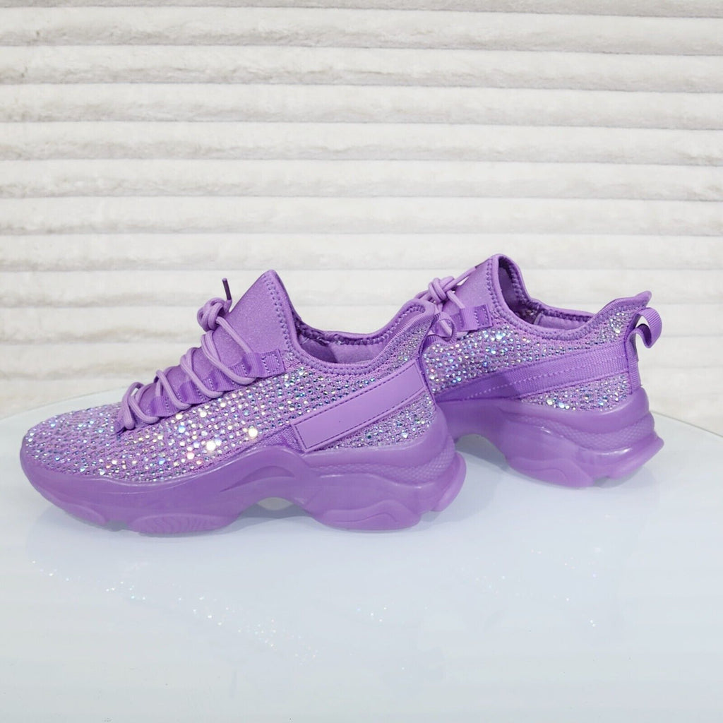 Frey Purple Jelly Sole Slip On Pull Tie Comfy Running Shoes Sneakers - Totally Wicked Footwear