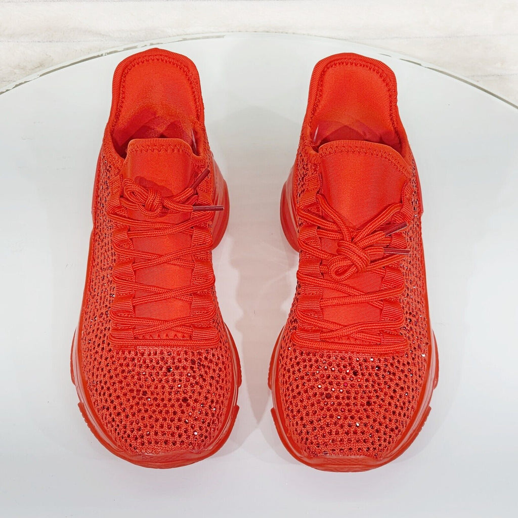 Frey Red Jelly Sole Slip On Pull Tie Comfy Running Shoes Sneakers - Totally Wicked Footwear