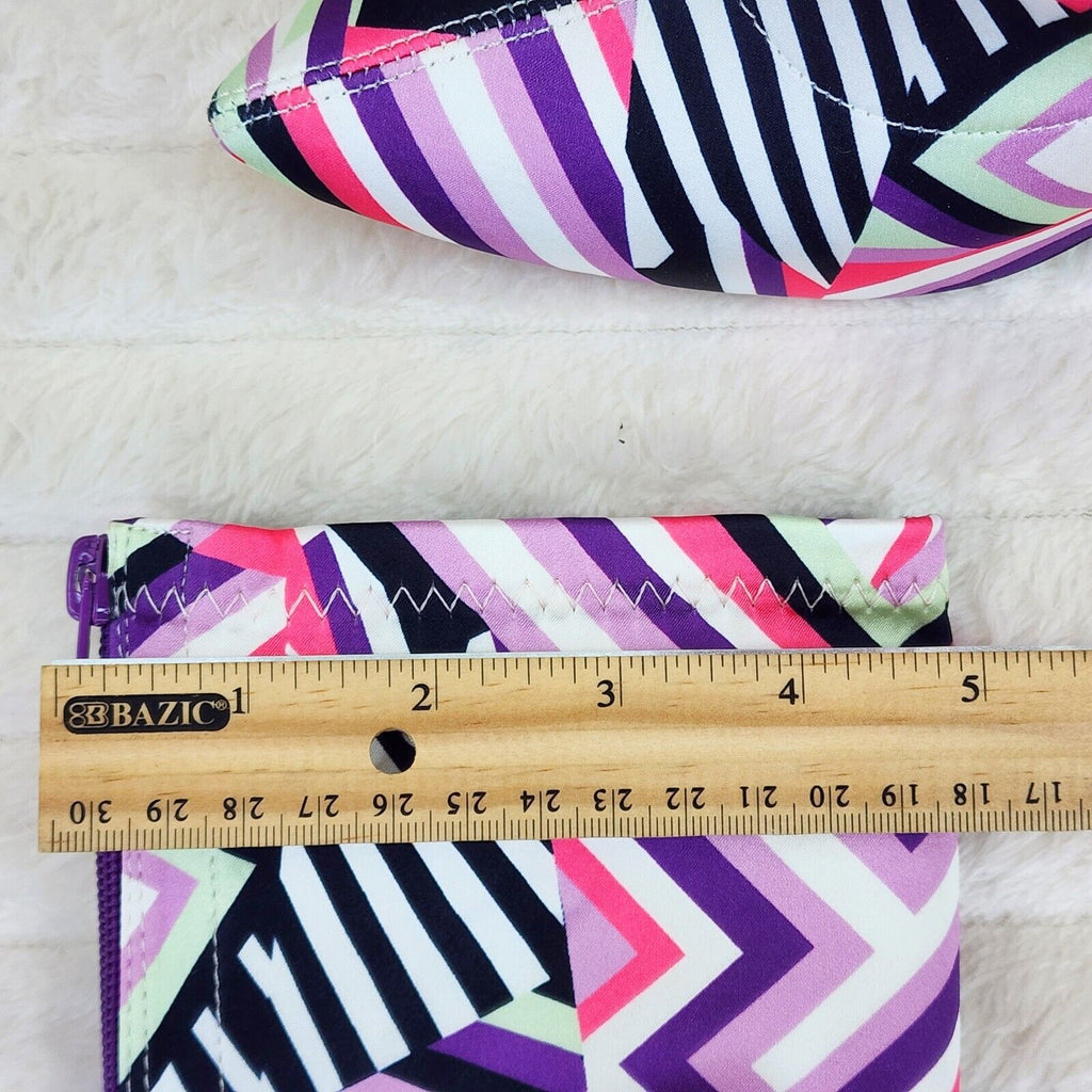 Odin Crazy Wild Color Pattern High Heel Stretch Fabric Ankle Boots - Purple Pink - Totally Wicked Footwear