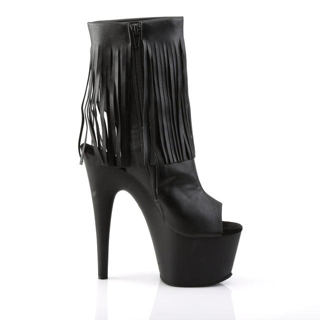 Adore 1019 Platform 7" Heel Fringe Ankle Boots Direct - Totally Wicked Footwear