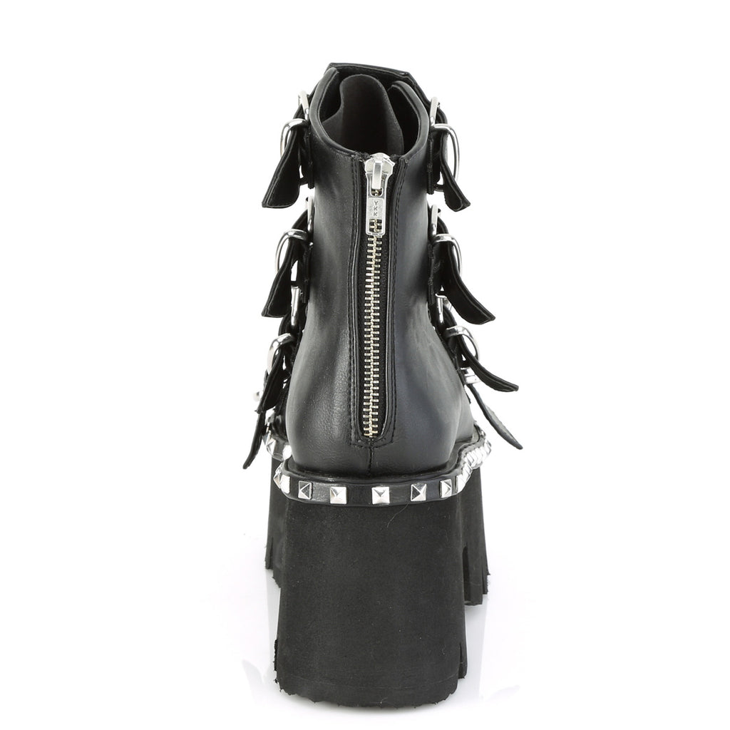 Ashes 70 Platform Goth Sandal Boots  - Demonia Direct - Totally Wicked Footwear