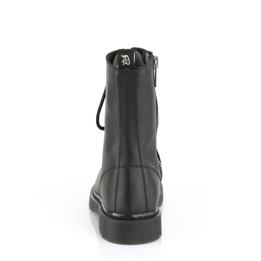 Bolt 200 Black Matte Vegan Leather- Demonia Direct - Totally Wicked Footwear