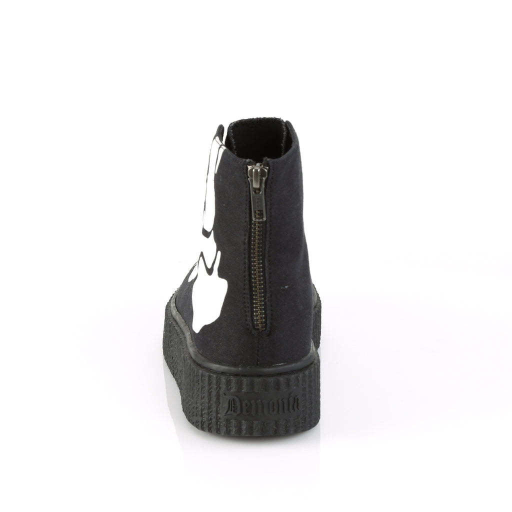Sneeker 252 Creeper Sneaker With X- Ray Bone Design - Direct - Totally Wicked Footwear