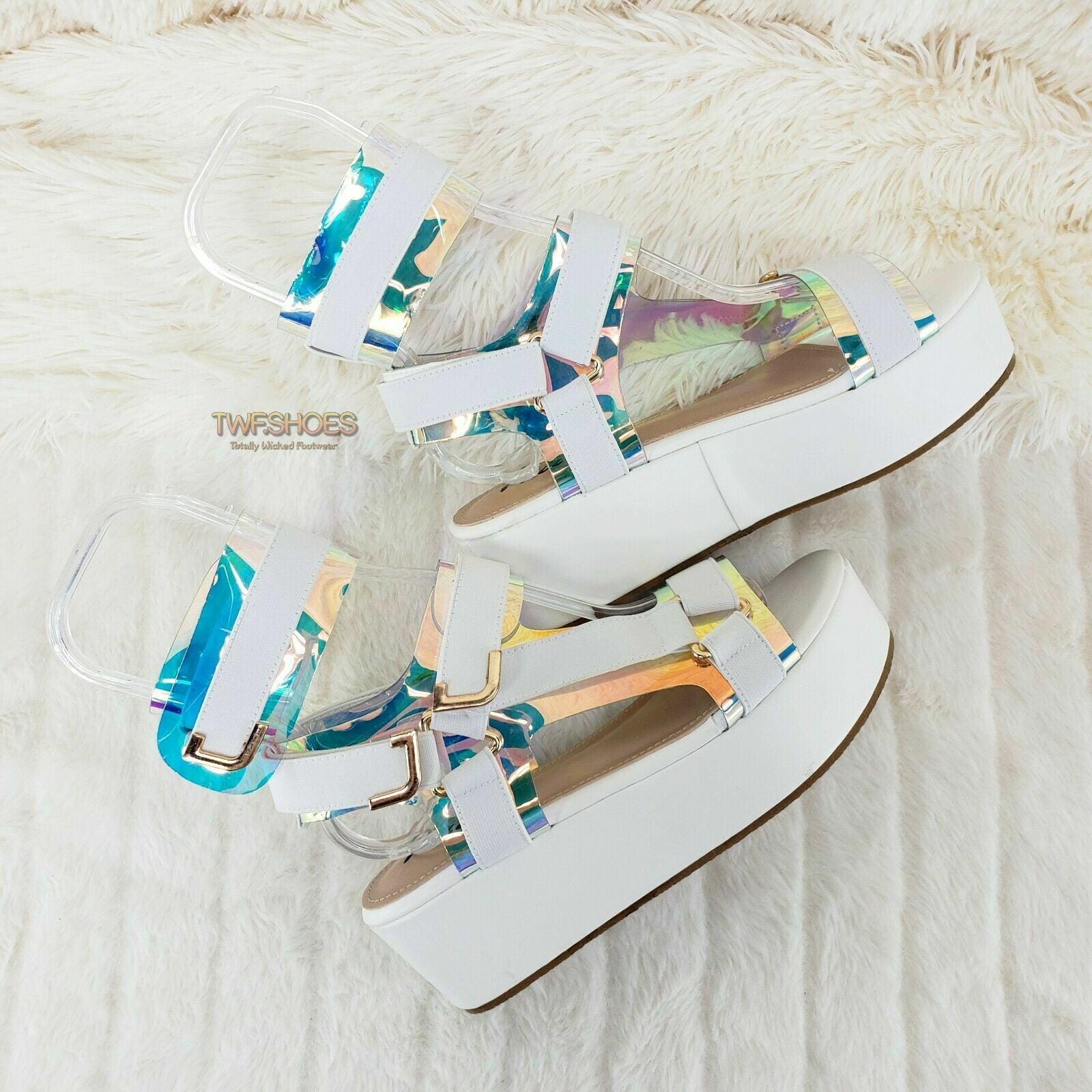 Pazzle 2" Flatform Harness Strap Sandal Comfy New Shoes