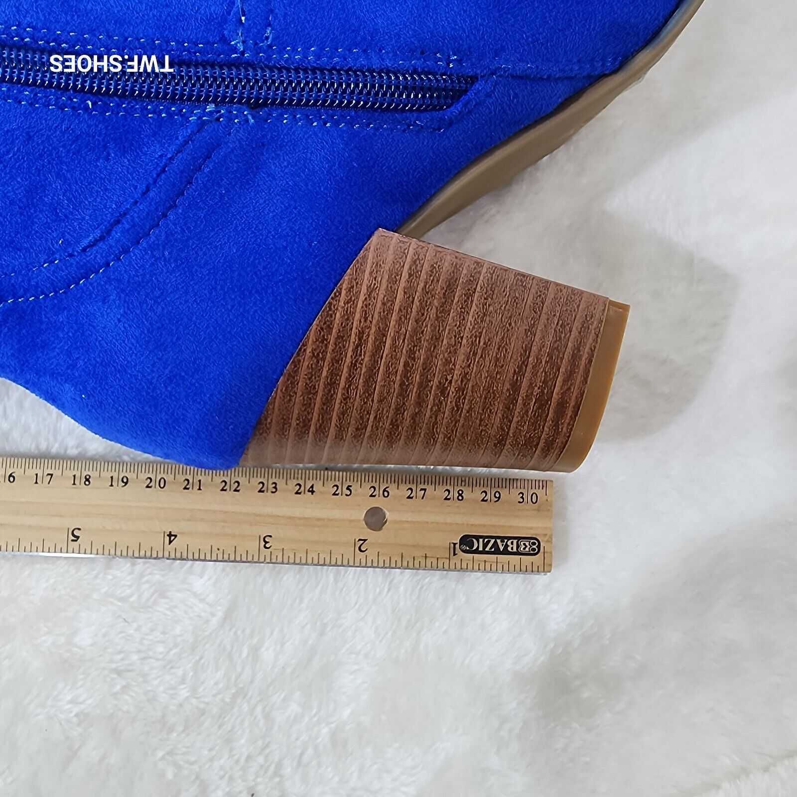 Wild Ryder Bright Deep Blue Faux Suede Country Western Cowgirl Boots - Totally Wicked Footwear