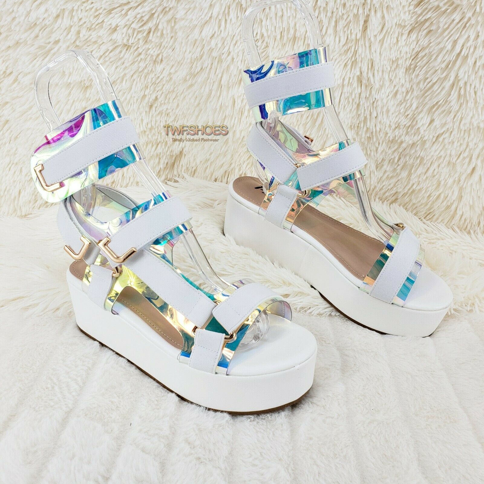 Pazzle 2" Flatform Harness Strap Sandal Comfy New Shoes