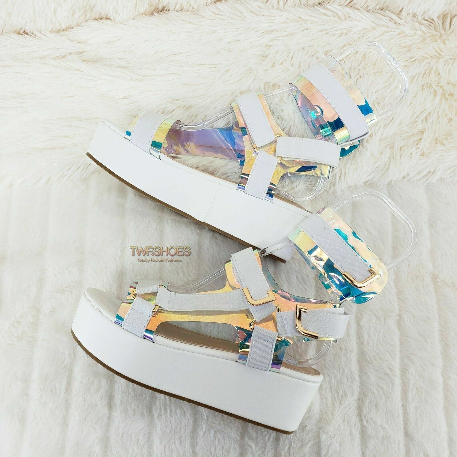 Pazzle 2" Flatform Harness Strap Sandal Comfy New Shoes