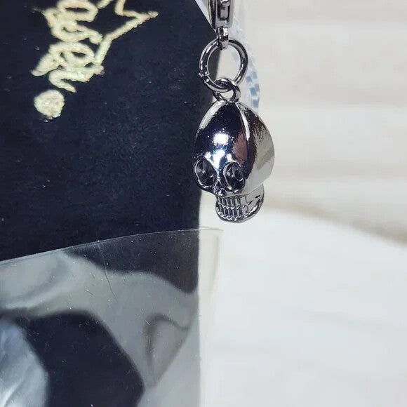 Rapture Clear Metallic Red Skull & Bones 8" High Heel Platform Shoes - Totally Wicked Footwear