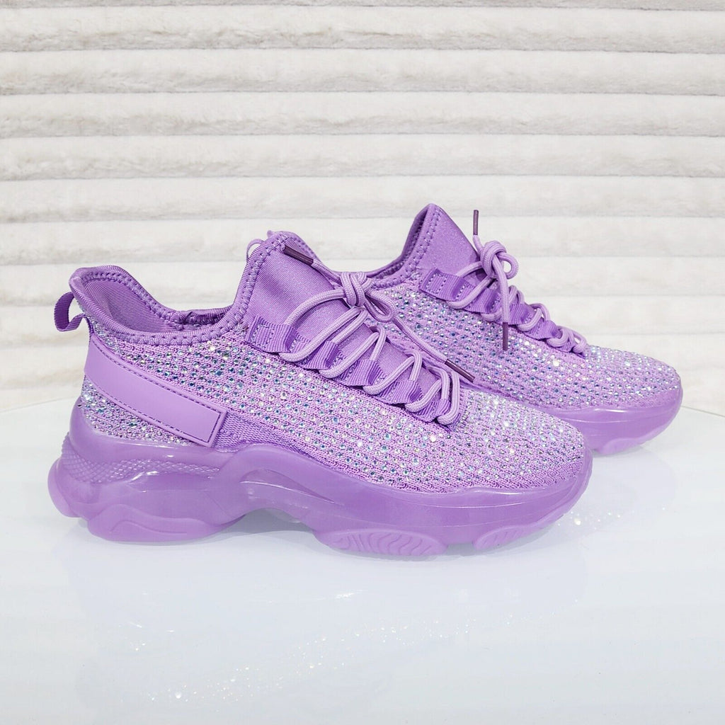Frey Purple Jelly Sole Slip On Pull Tie Comfy Running Shoes Sneakers - Totally Wicked Footwear