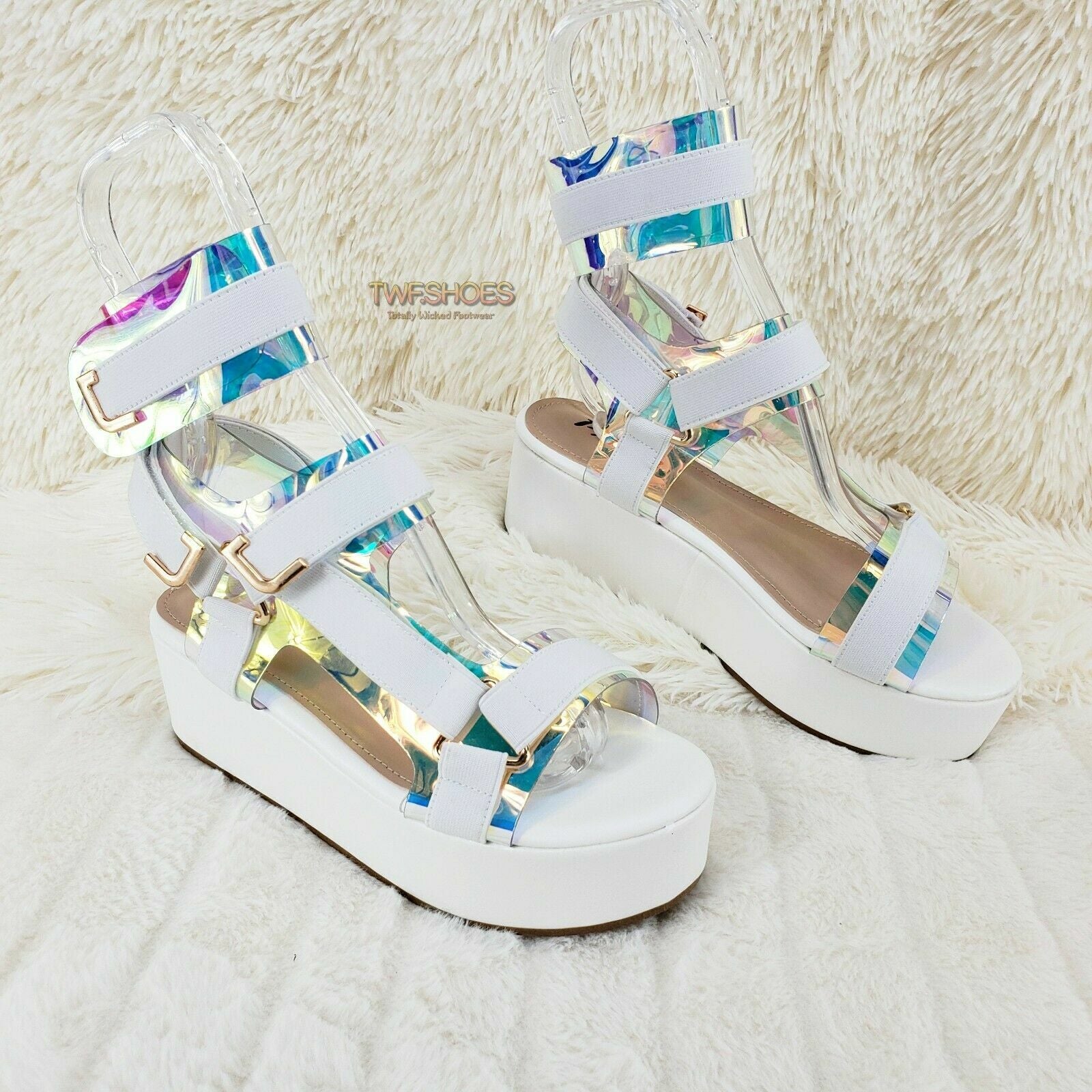 Pazzle 2" Flatform Harness Strap Sandal Comfy New Shoes