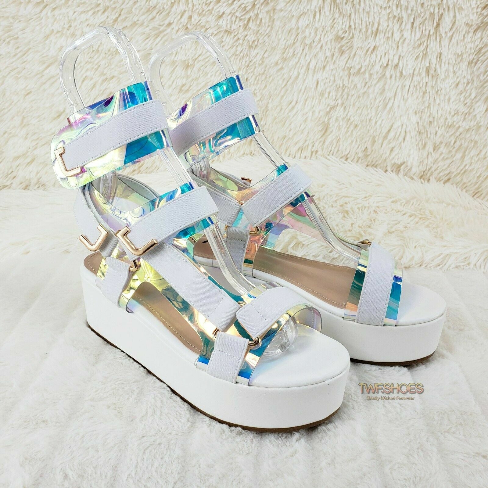 Pazzle 2" Flatform Harness Strap Sandal Comfy New Shoes