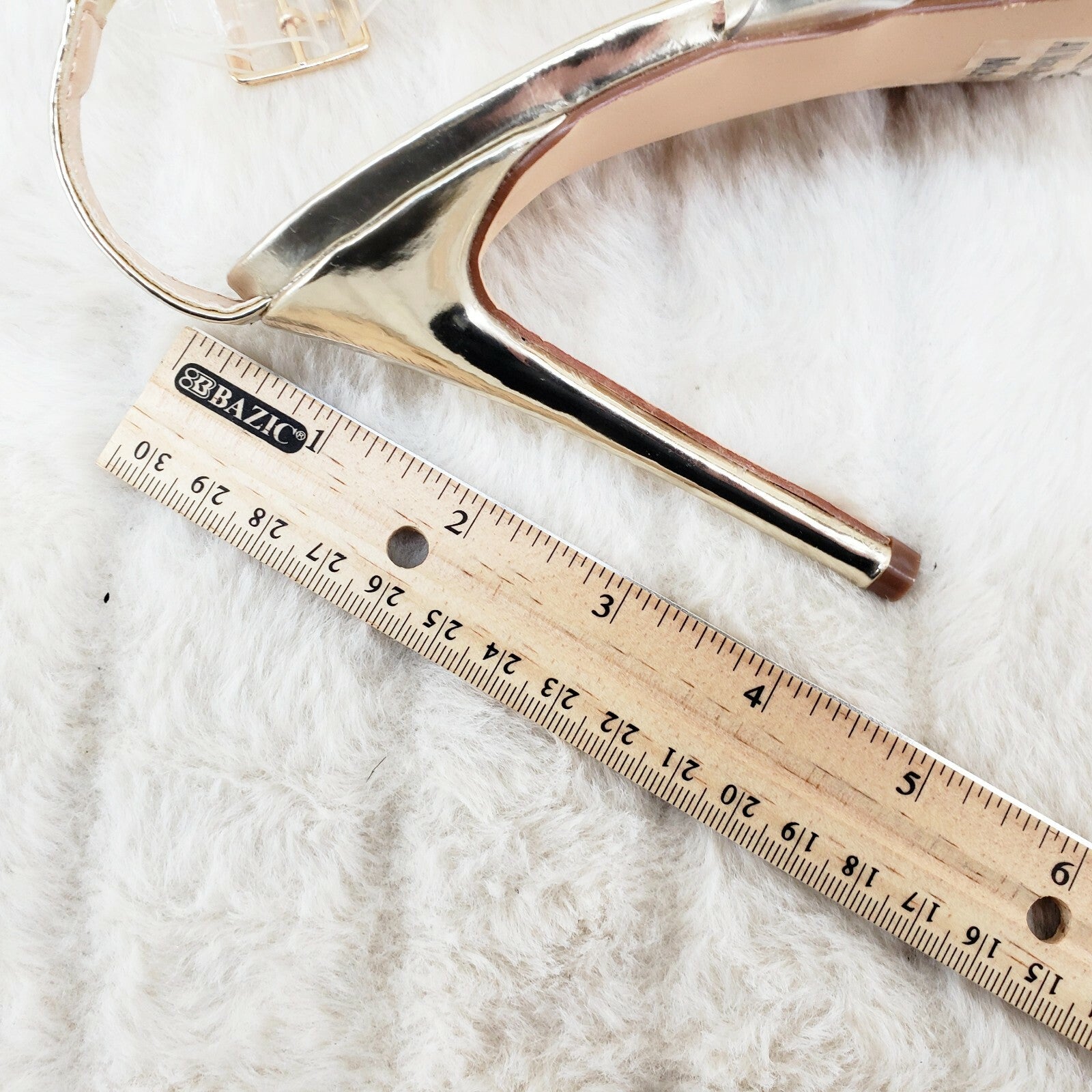 Breezy Jewels Rhinestone 4" High Heel Sandals Prom Wedding Party Shoes Gold