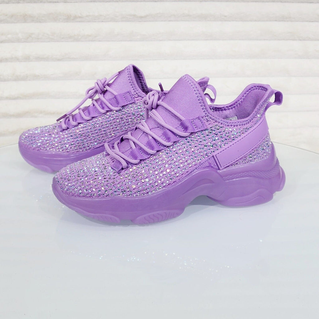 Frey Purple Jelly Sole Slip On Pull Tie Comfy Running Shoes Sneakers - Totally Wicked Footwear