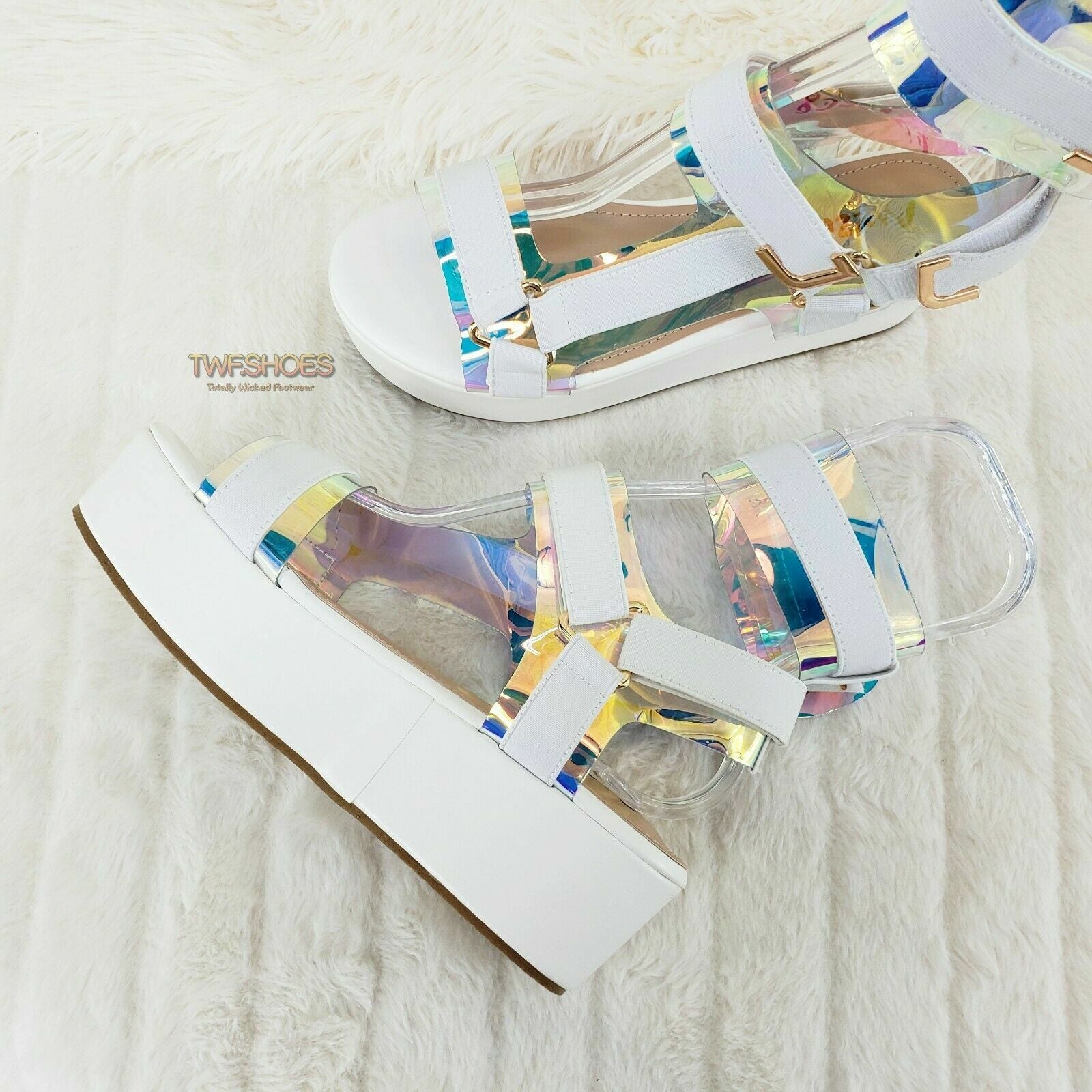 Pazzle 2" Flatform Harness Strap Sandal Comfy New Shoes