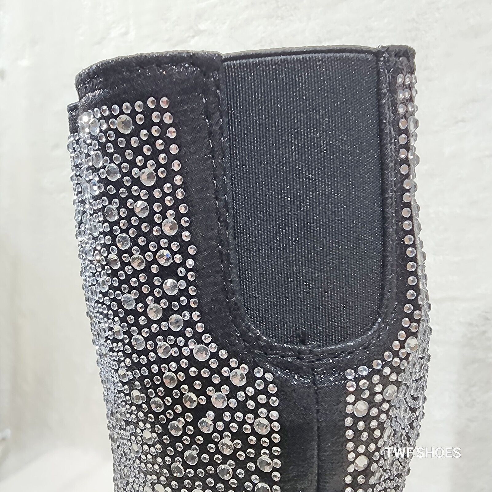 Western Diva Black Asymmetrical Fringe Rhinestone Glam Cowgirl Boots - Totally Wicked Footwear
