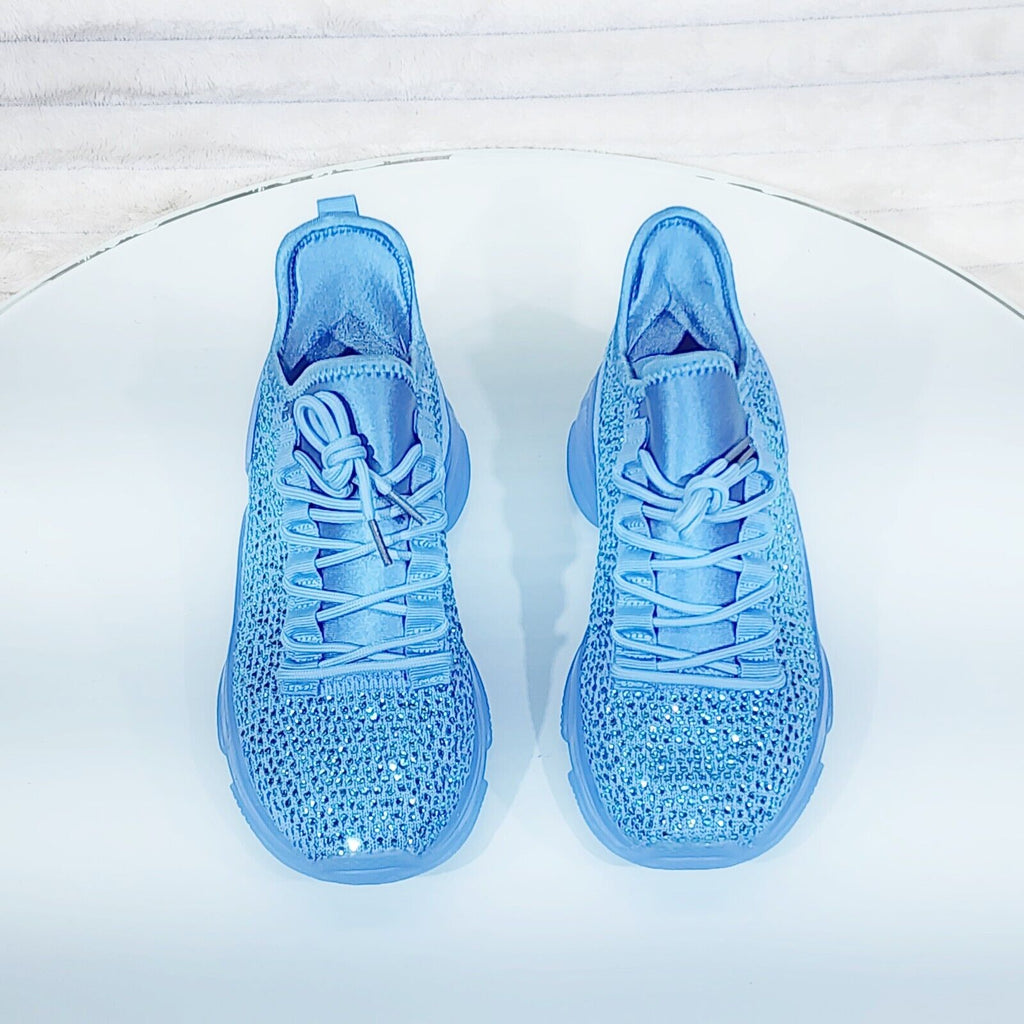 Frey Blue Jelly Sole Slip On Pull Tie Comfy Running Shoes Sneakers - Totally Wicked Footwear