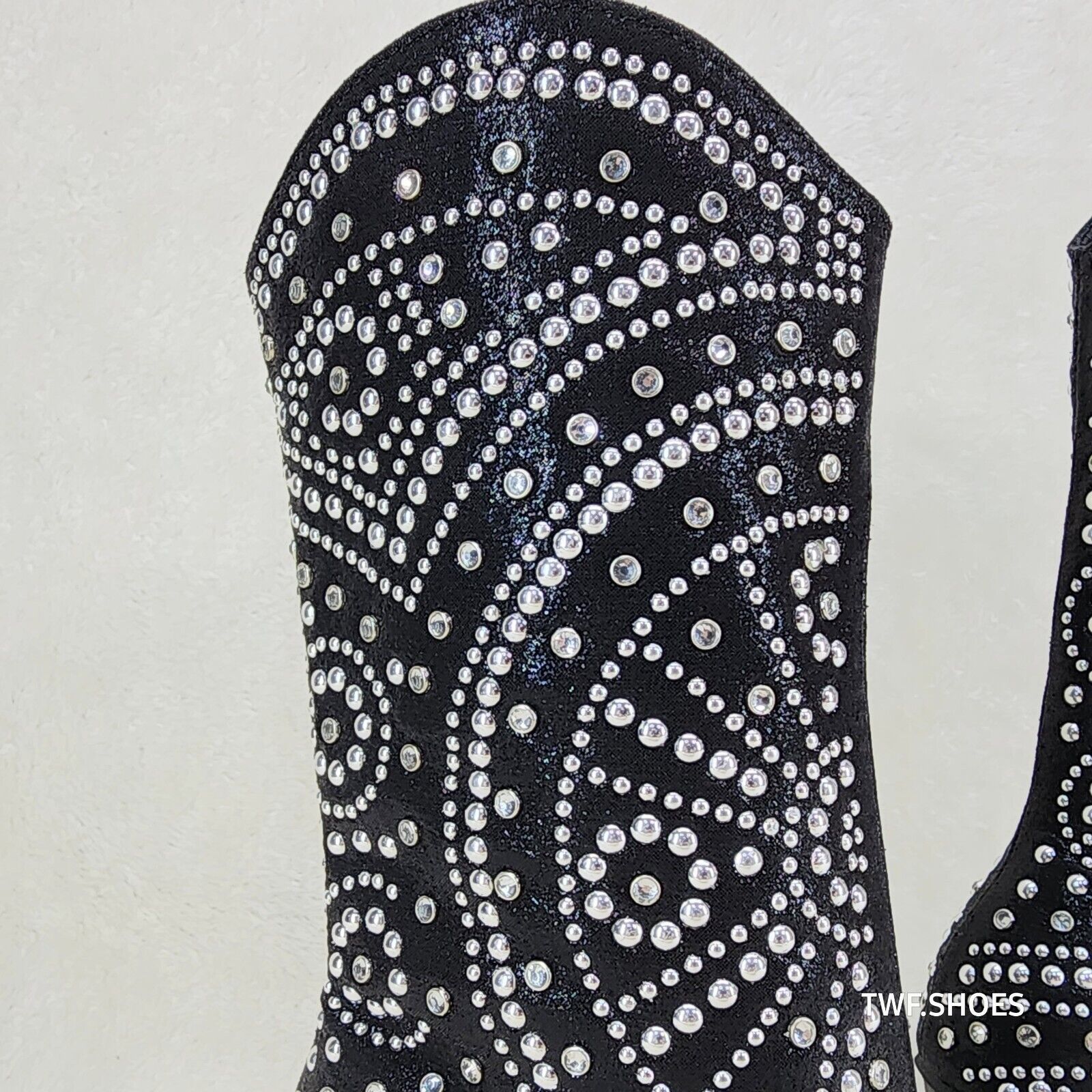 Country Scandal Studs Rhinestones Decked Out Western Cowgirl Boots - Totally Wicked Footwear