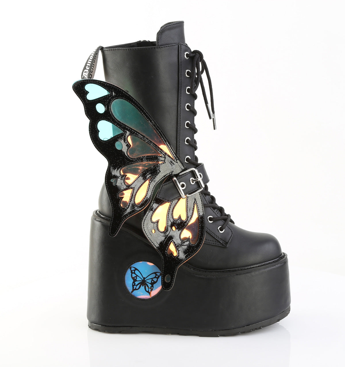 Blaze Swing 158 Butterfly Wedge Platform Boots