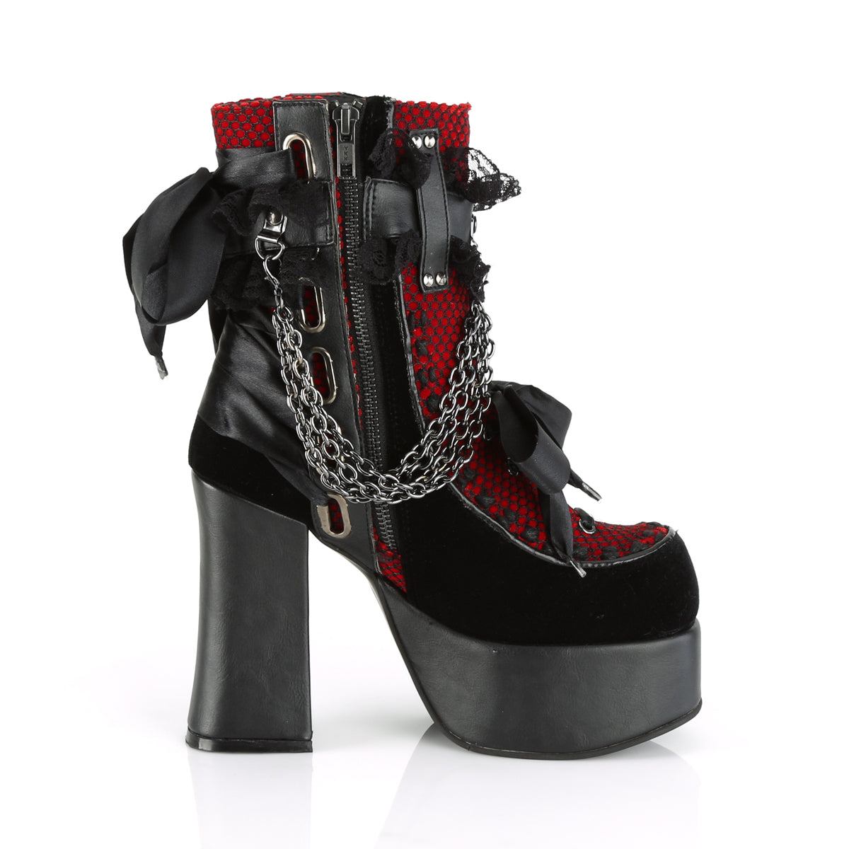 Charade 110 Chunky Heel Platform Ankle Boots