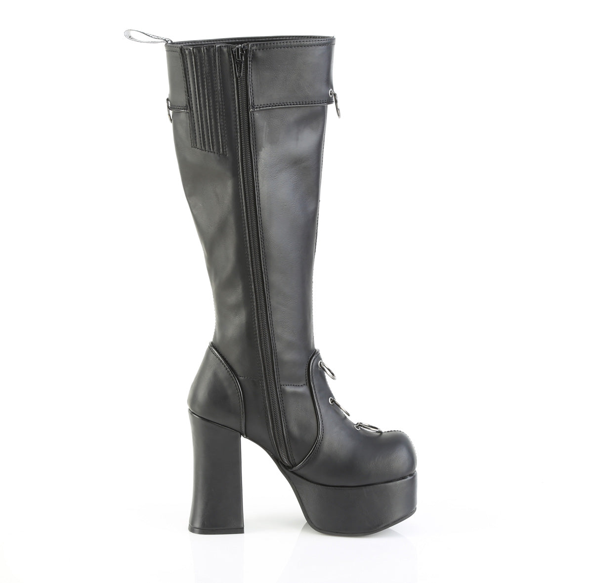 Charade 221 Chunky Heel Platform Knee Boots