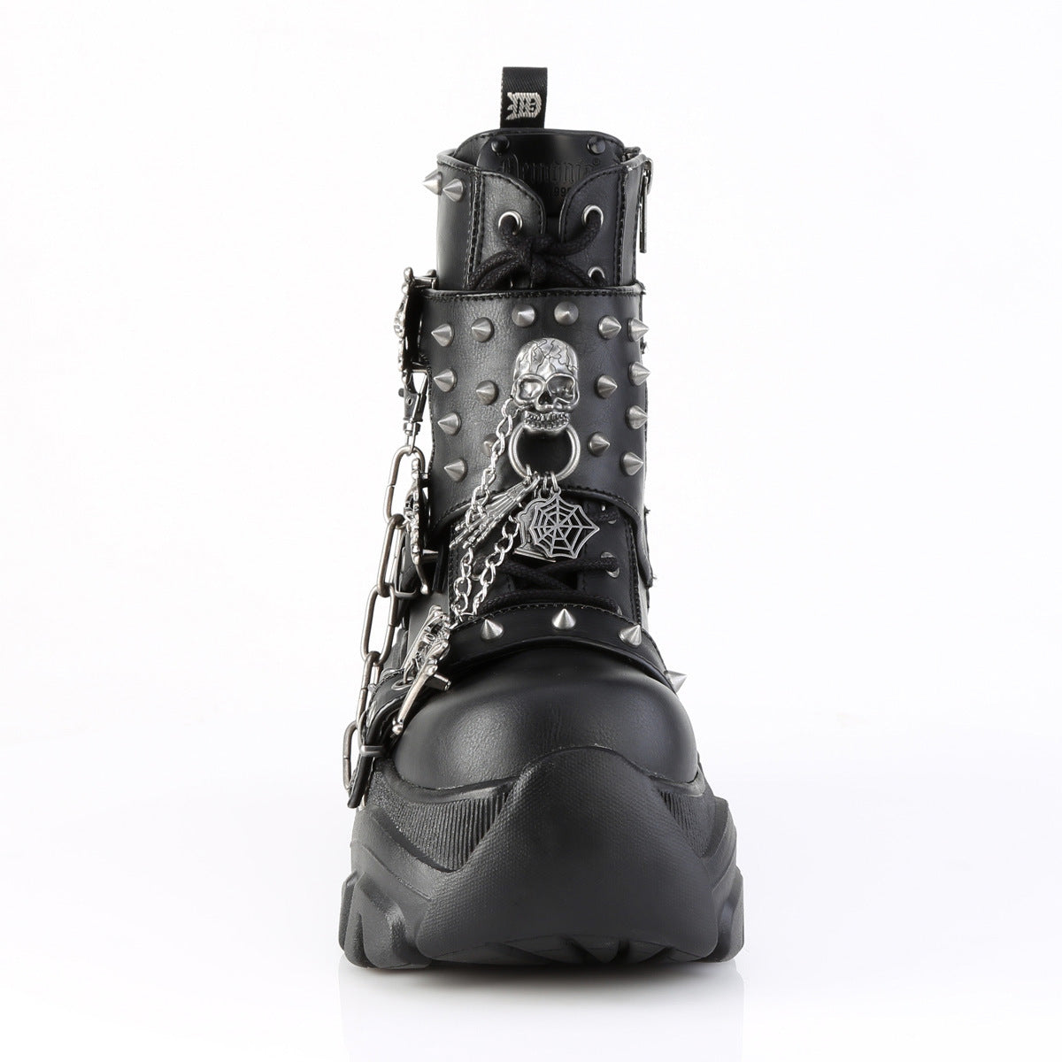 Echo 60 Chains and Charms Platform Goth Punk Ankle Boots