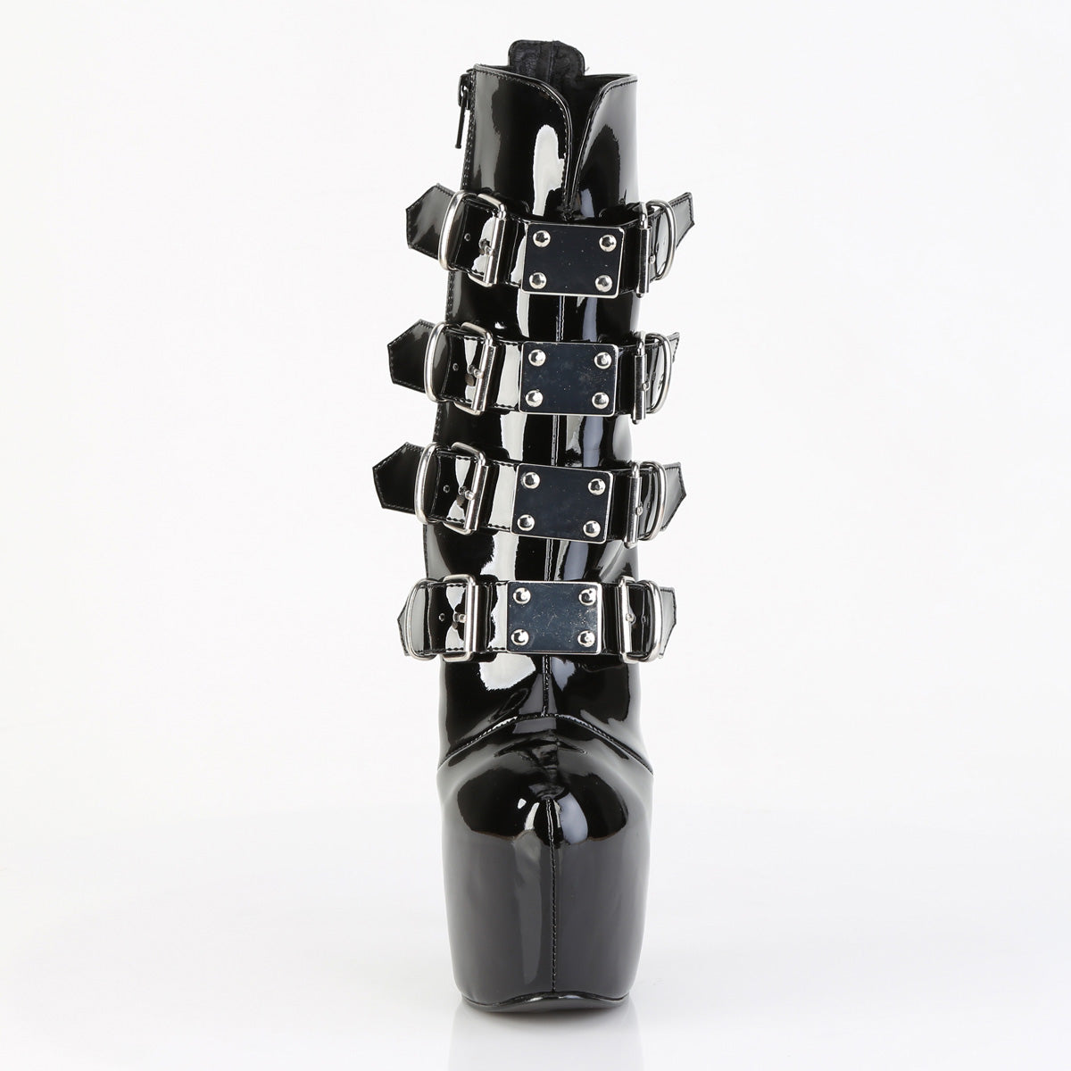 Juicy 1023 Patent Slim 7" Stiletto Platform Slip On Heels - Direct - Totally Wicked Footwear