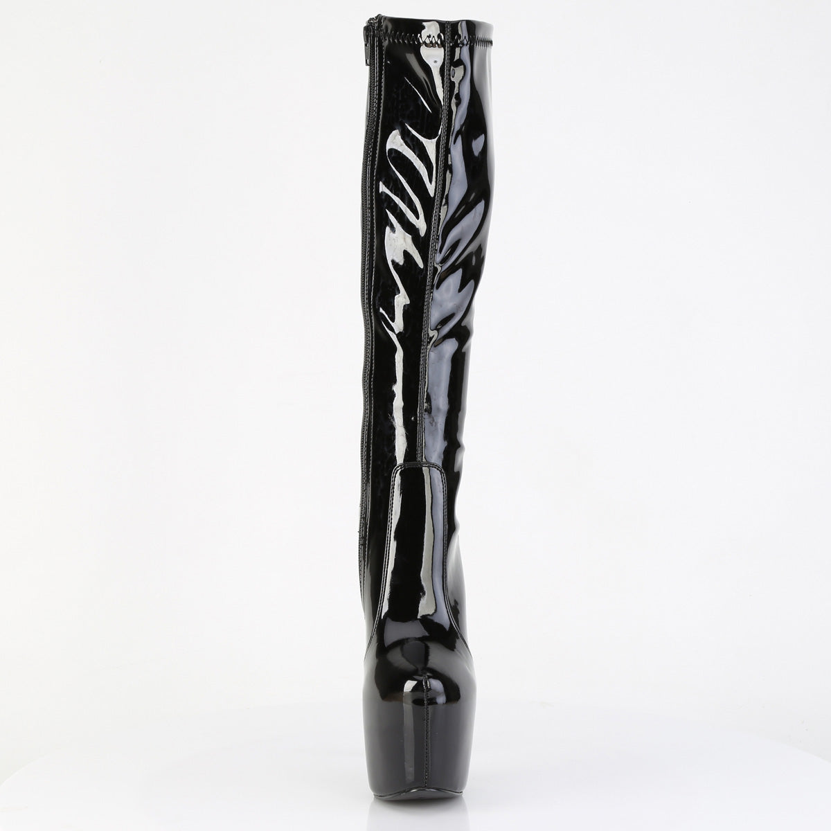 Juicy 2000 Patent Slim 7" Stiletto Platform Slip On Heels - Direct - Totally Wicked Footwear
