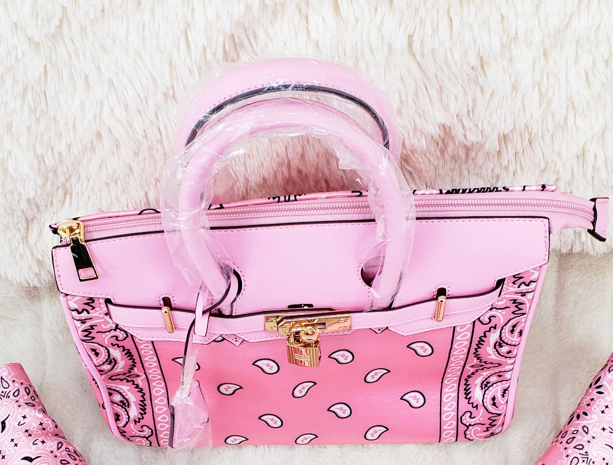 Pink Bandanna Purse - Totally Wicked Footwear