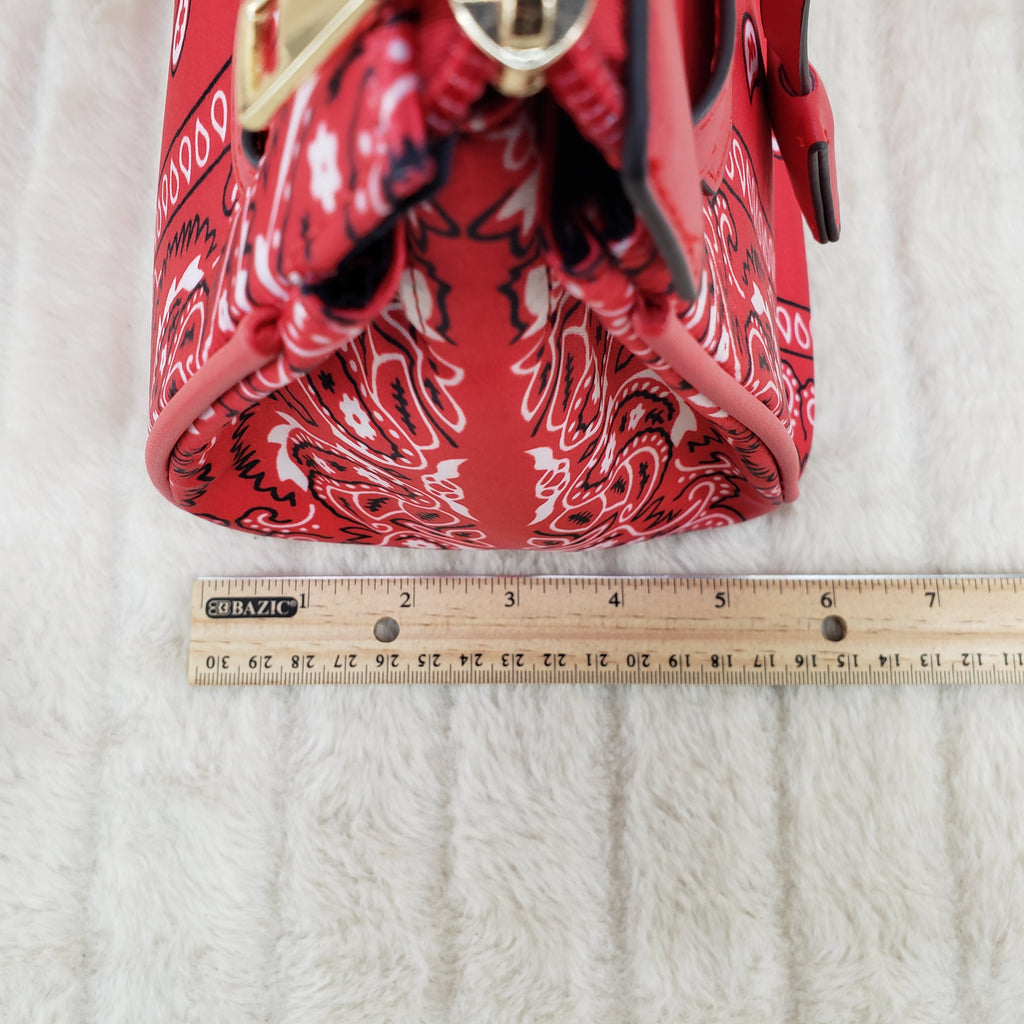 Red Bandanna Purse - Totally Wicked Footwear
