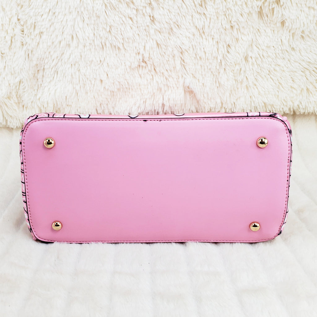 Pink Bandanna Purse - Totally Wicked Footwear