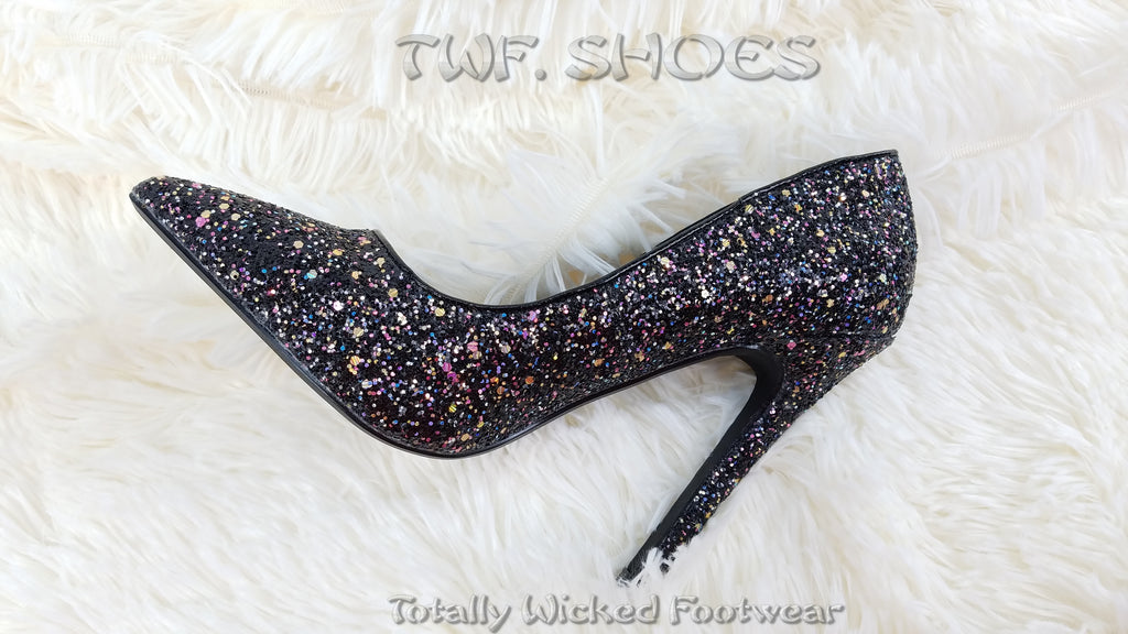 Black Sparkly Heels – matimoshoes