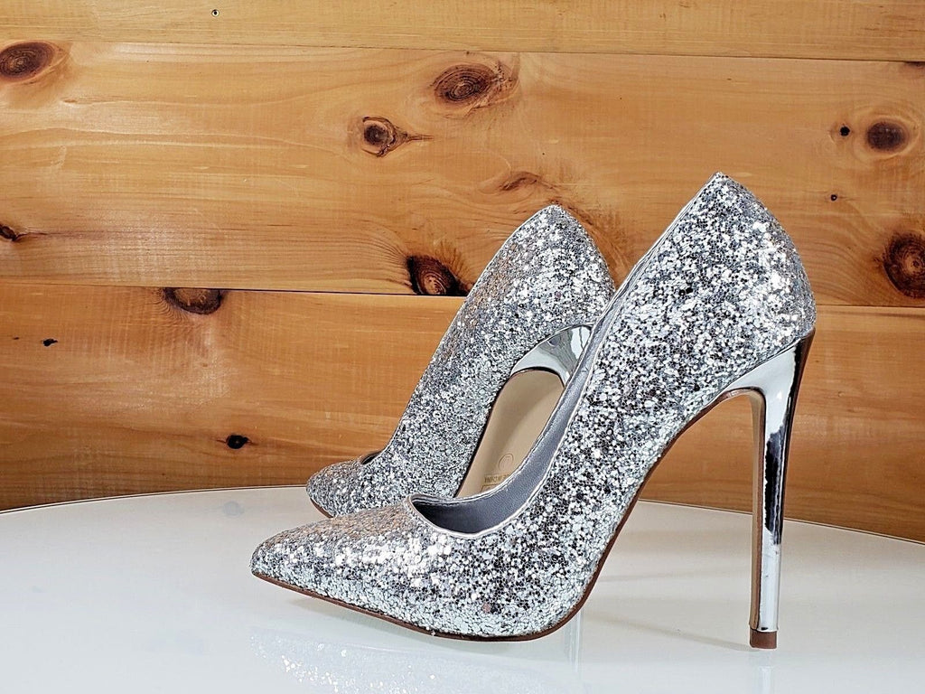 Perform69 Rhinestone Crystal High Heel Sandal - Women Glitter Dress Shoes -  ShopperBoard
