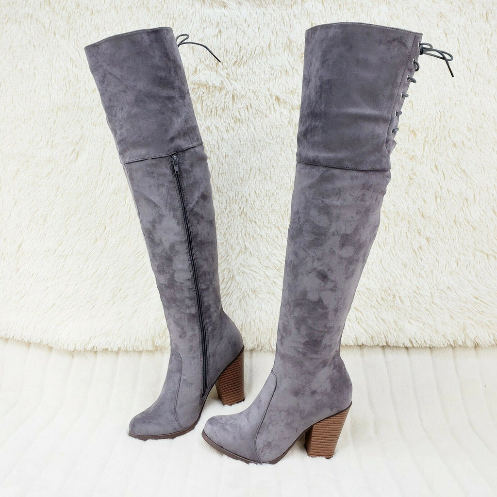 Chase and chloe outlet thigh high boots