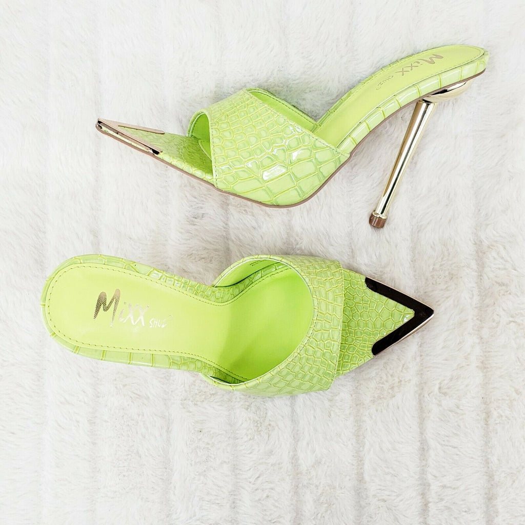 Nine West Knot Heeled Sandal In Lime Green | MYER