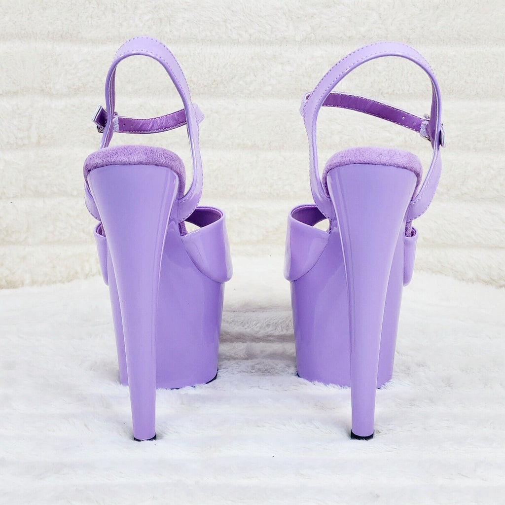 Adore 709 Lilac Purple Patent Platform Extreme 10" Heels Sizes 5-14 NY - Totally Wicked Footwear