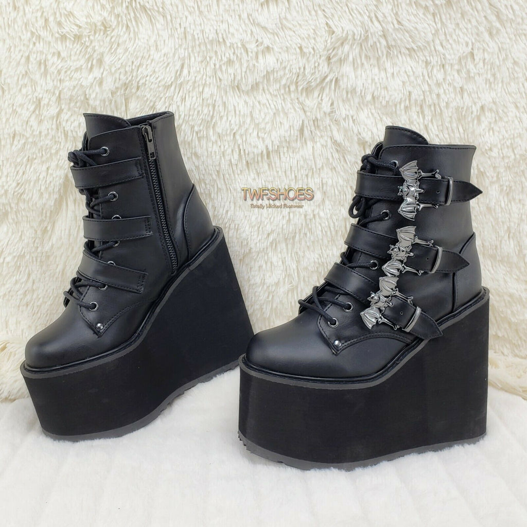 Swing 103 Bat Buckle Ankle Boots 5.5