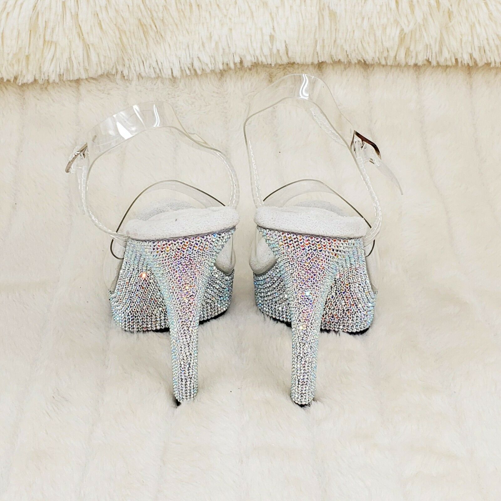 Majesty 508DM Rhinestone Platform 5" Stiletto High Heel Shoes IN HOUSE - Totally Wicked Footwear