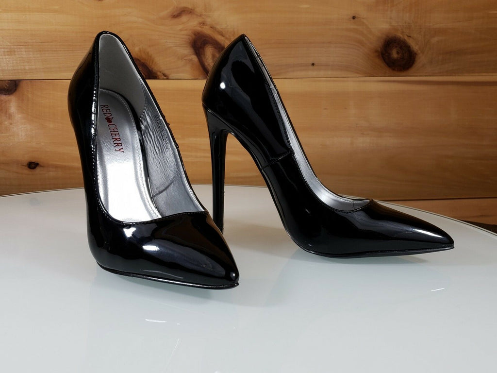 Women's Black Stiletto Heels Open Toe Lace Up Sandals|FSJshoes