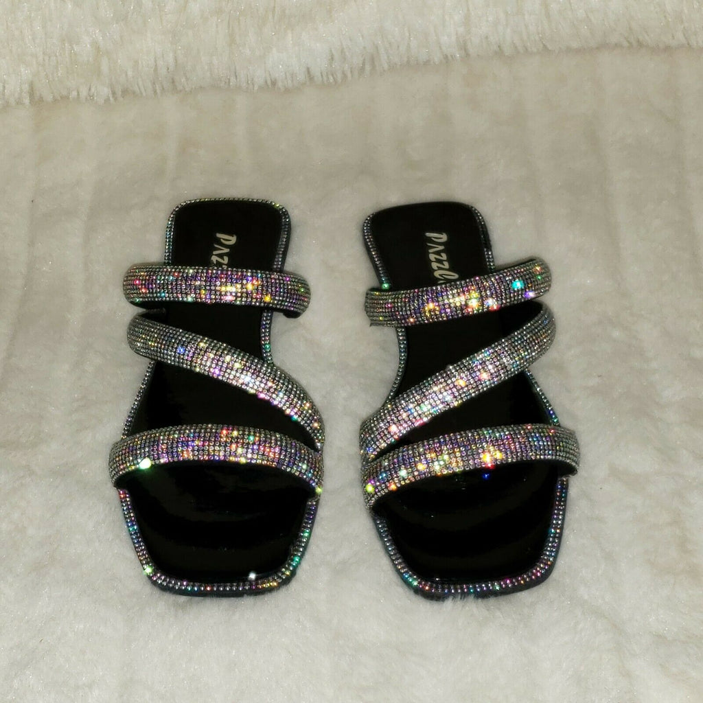 Sparkly Silver Sandals