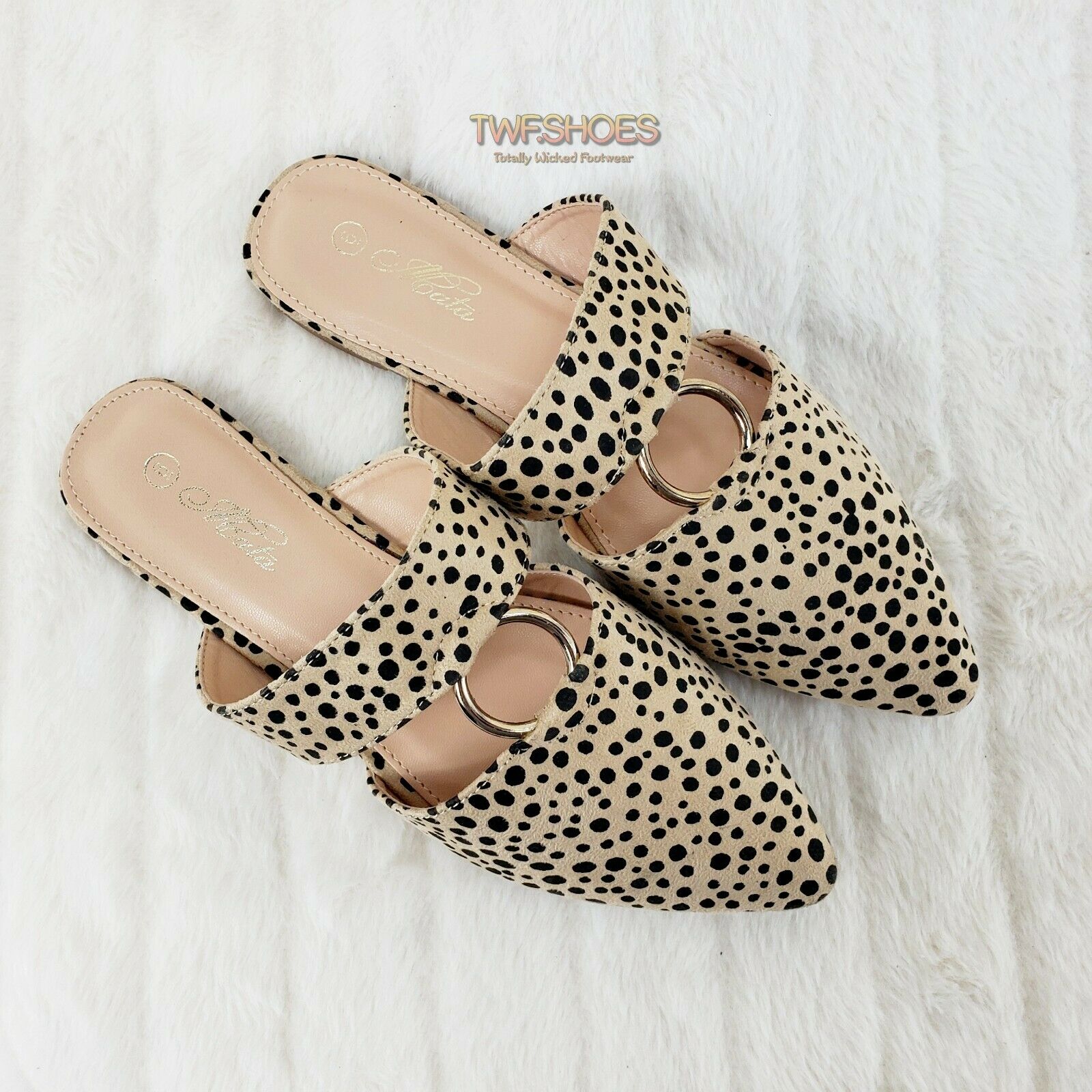 Cheetah slip hot sale on flats