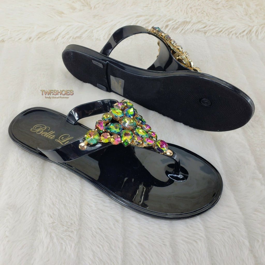 Cato Fashions | Cato Rhinestone T-Strap Sandals