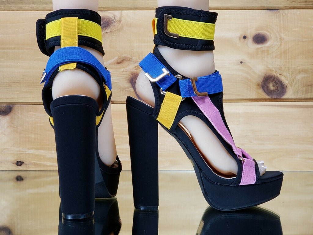 Harness chunky hot sale platform heel