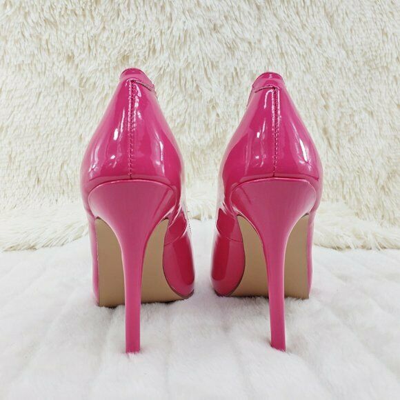 Amuse 20 Hot Pink Patent 5" High Heel Shoes Pumps Sizes 8 9 10 NY - Totally Wicked Footwear