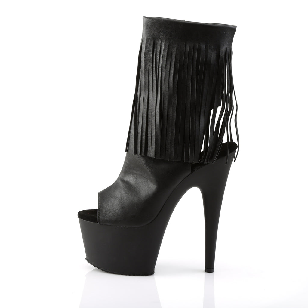 Adore 1019 Platform 7" Heel Fringe Ankle Boots Direct - Totally Wicked Footwear