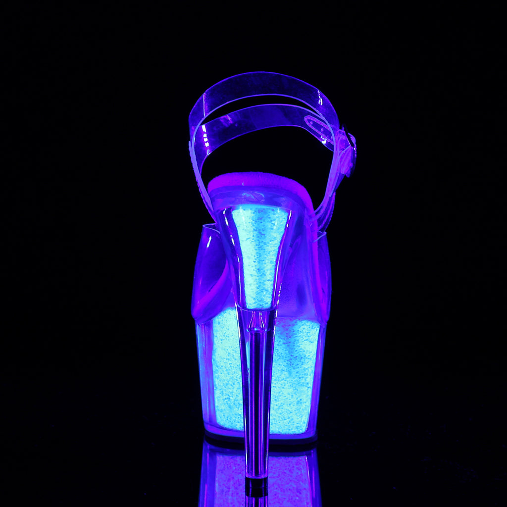 Adore 708UVG  Neon Opal Glitter 7" High Heels - Totally Wicked Footwear