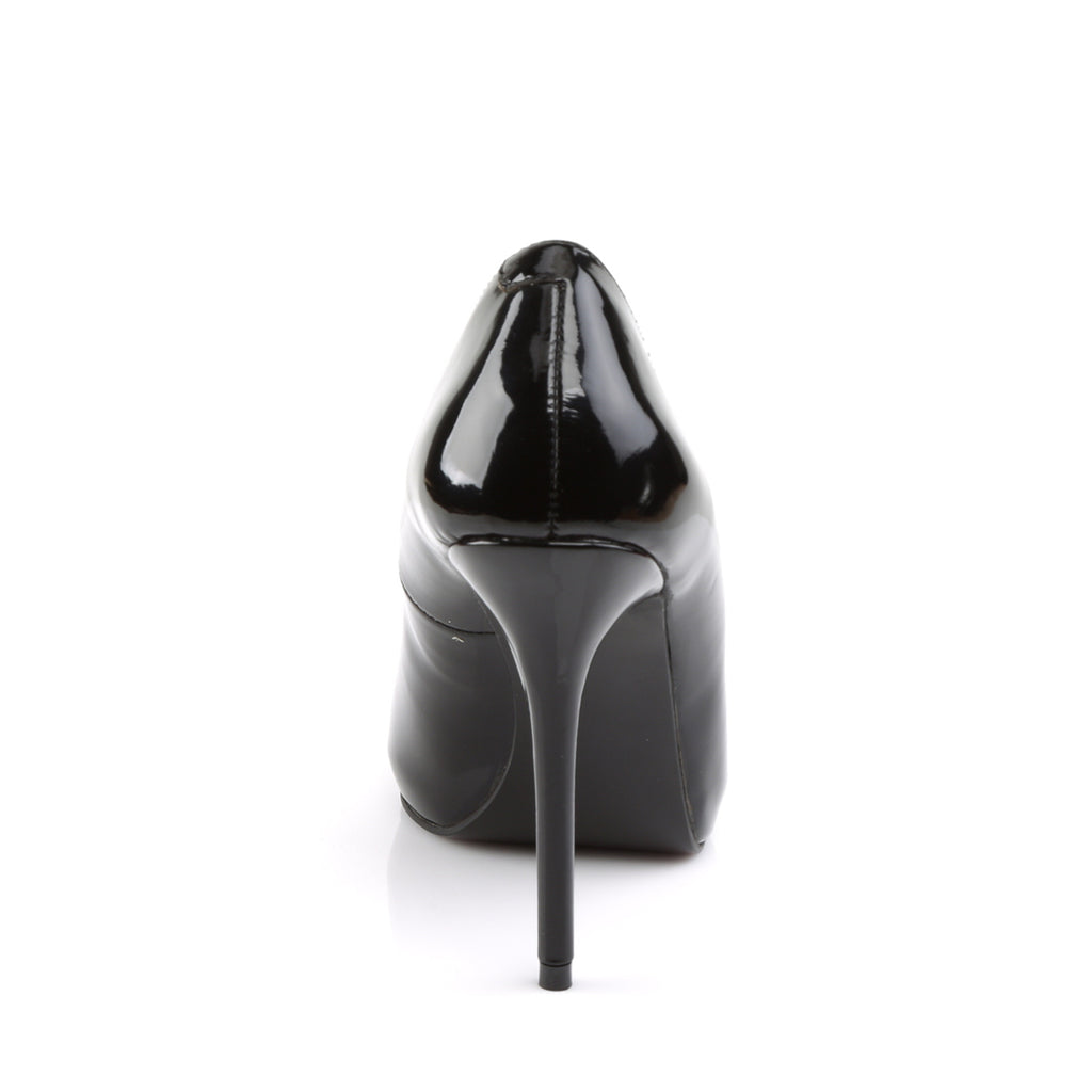 Amuse 20 Black Patent Pump 5" Heels - Direct - Totally Wicked Footwear