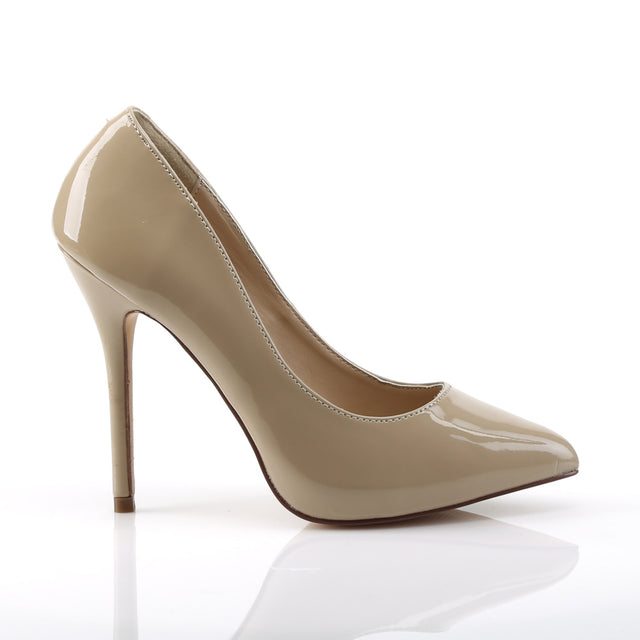 Amuse 20 Cream Patent Pump 5" Heels - Direct - Totally Wicked Footwear