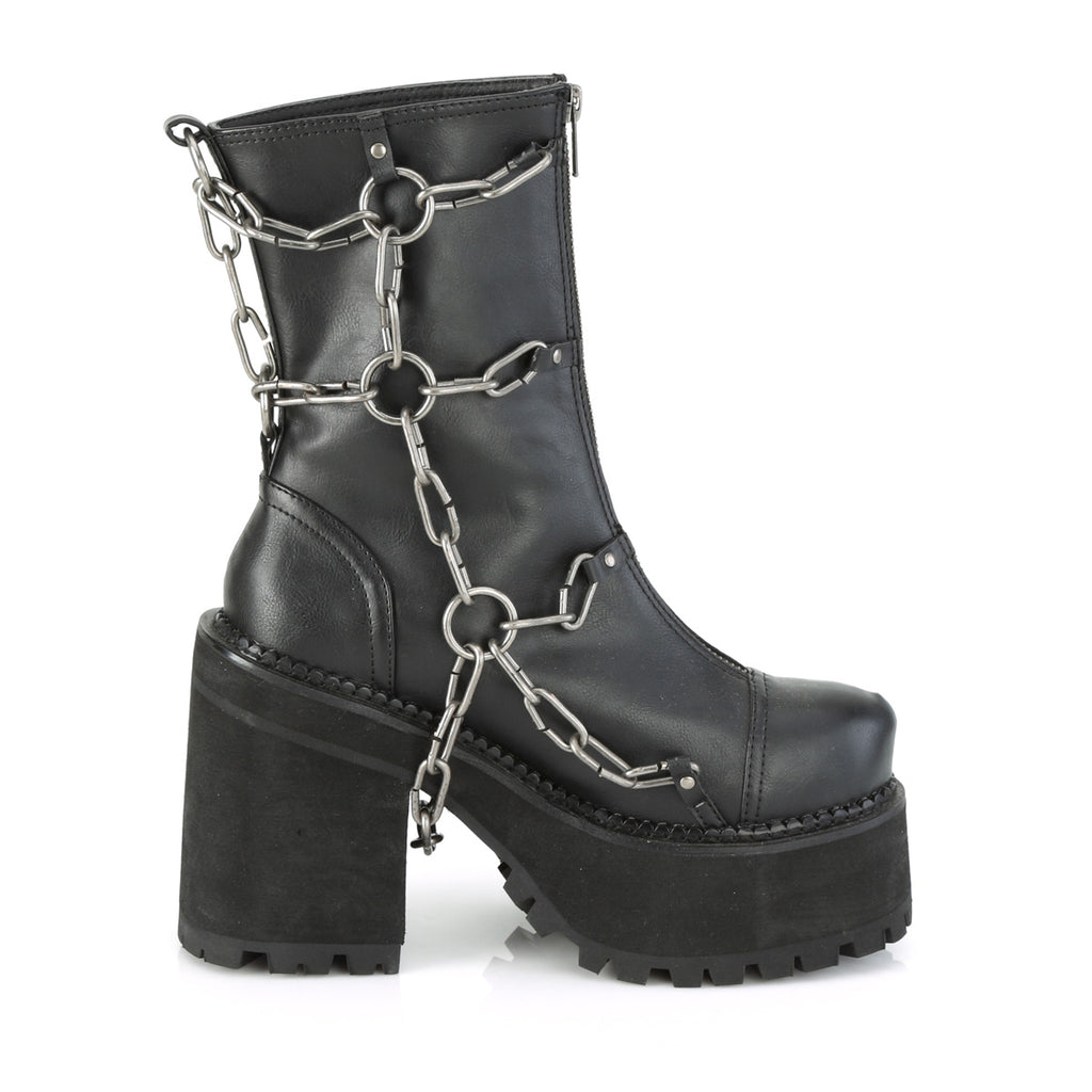 SLACKER-165 Black Vegan, Gothic Boot, Demonia Shoes – BootyCocktails