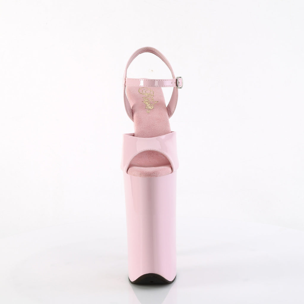 Beyond 009 Baby Pink 10" Platform Heel Sandals - PLEASER DIRECT - Totally Wicked Footwear
