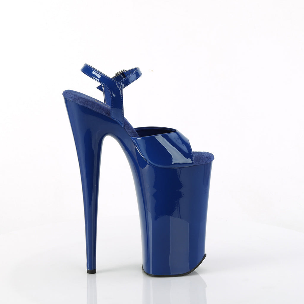 Beyond 009 Blue 10" Platform Heel Sandals - PLEASER DIRECT - Totally Wicked Footwear